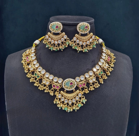 Heritage Necklace 06459 - KRISHNA'S SWETA JEWELLERY