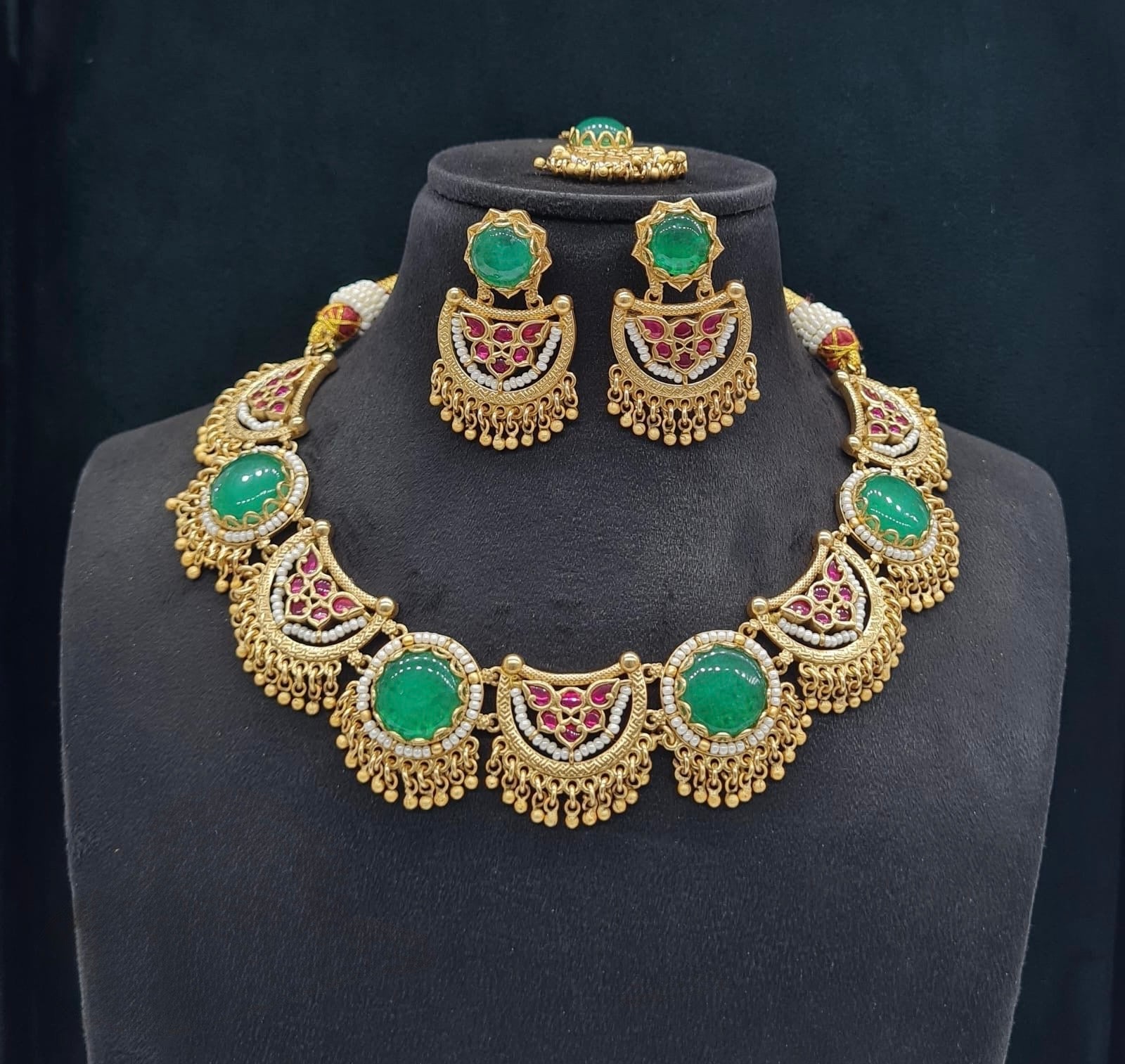 Heritage Necklace 06465 - KRISHNA'S SWETA JEWELLERY