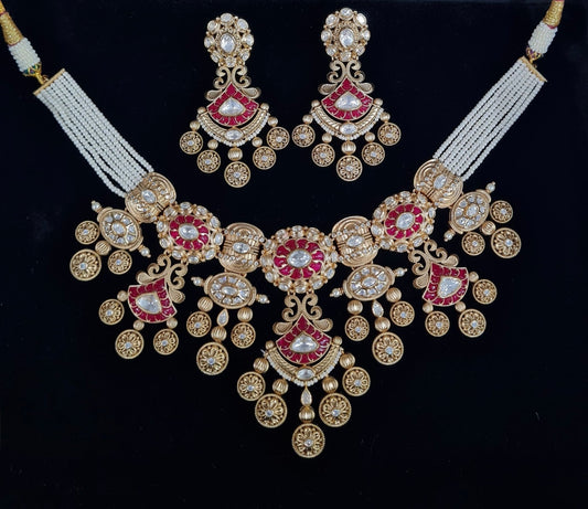 Heritage Necklace 06472 - KRISHNA'S SWETA JEWELLERY