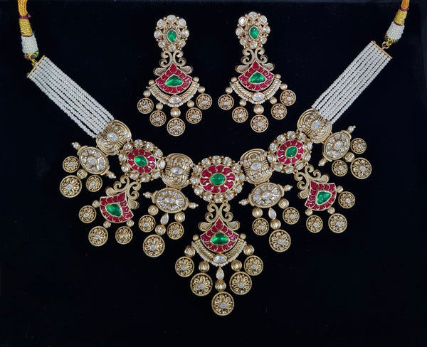 Heritage Necklace 06472 - KRISHNA'S SWETA JEWELLERY
