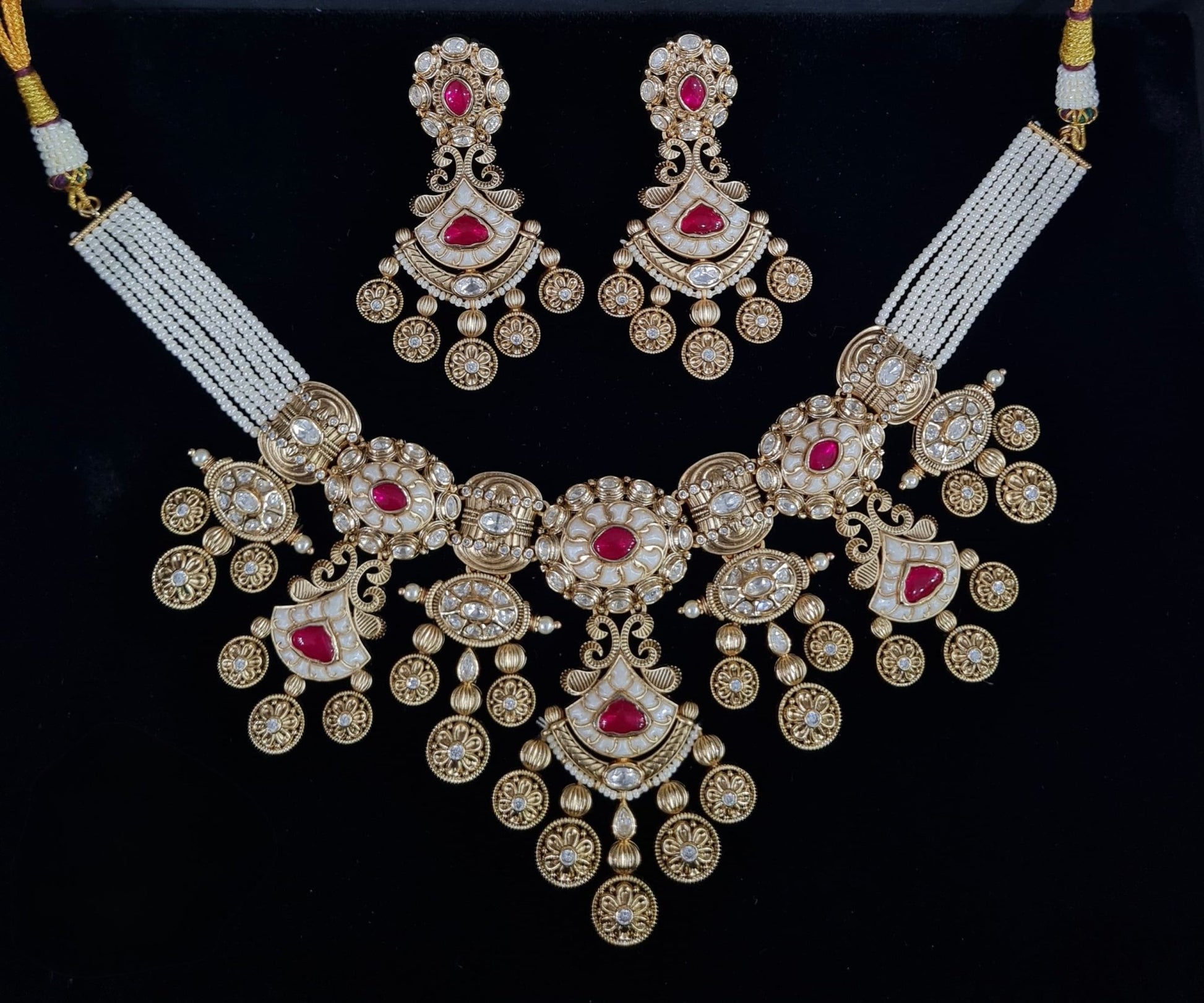 Heritage Necklace 06472 - KRISHNA'S SWETA JEWELLERY