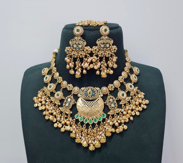 Heritage Necklace 07474 - KRISHNA'S SWETA JEWELLERY