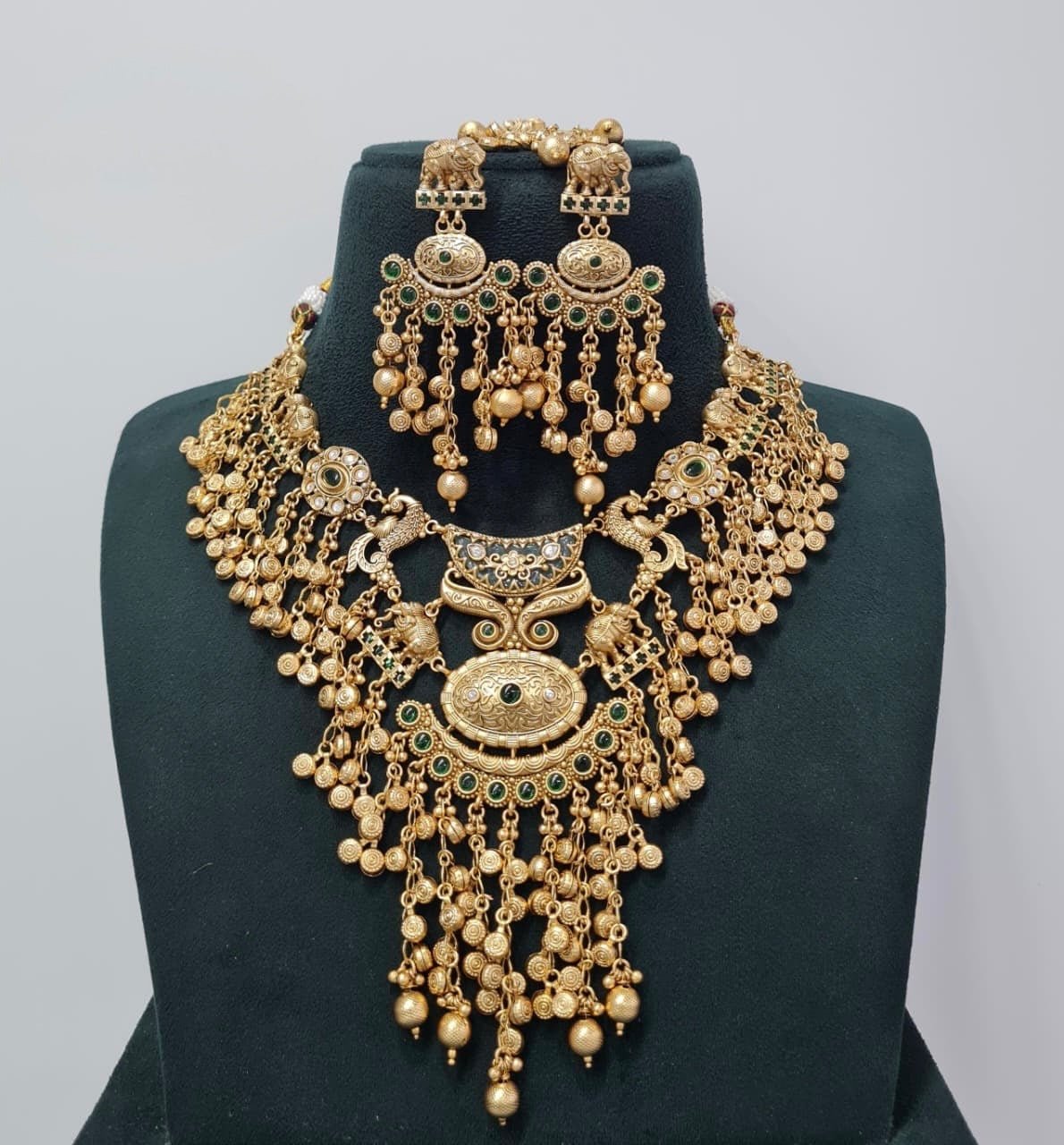Heritage Necklace 07475 - KRISHNA'S SWETA JEWELLERY