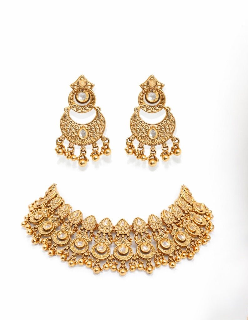 Heritage Necklace 07497 - KRISHNA'S SWETA JEWELLERY