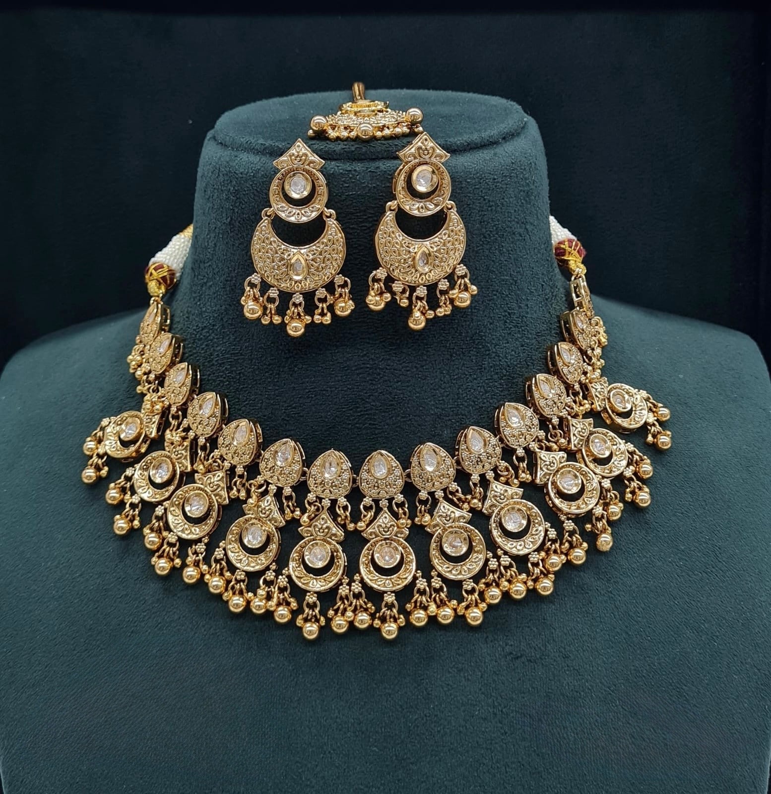 Heritage Necklace 07497 - KRISHNA'S SWETA JEWELLERY