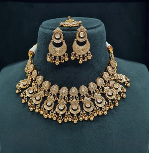 Heritage Necklace 07497 - KRISHNA'S SWETA JEWELLERY