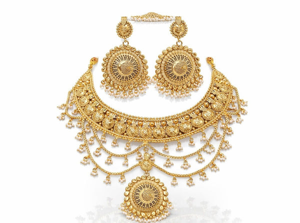 Heritage Necklace 07498 - KRISHNA'S SWETA JEWELLERY
