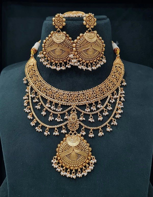 Heritage Necklace 07500 - KRISHNA'S SWETA JEWELLERY
