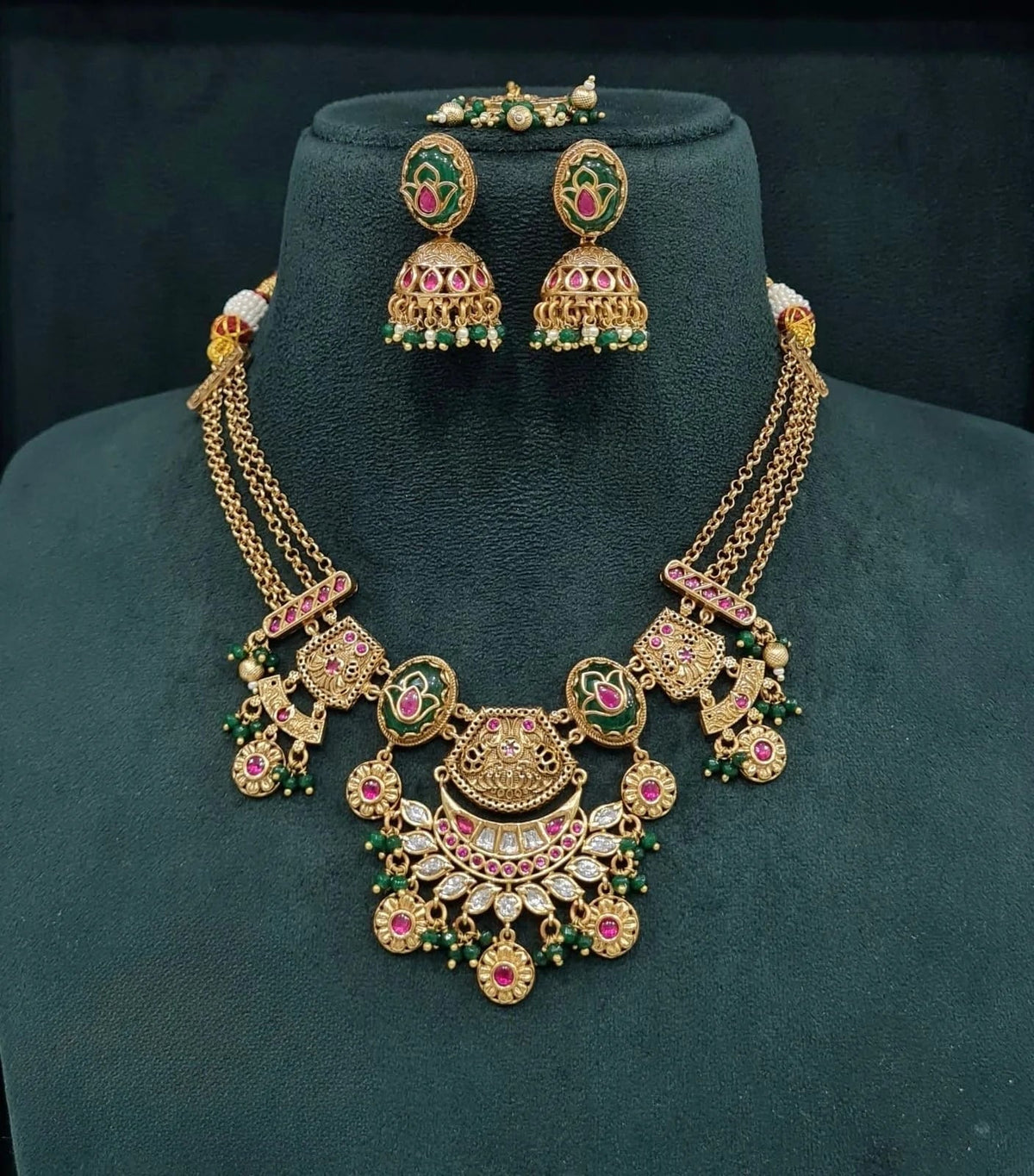 Heritage Necklace 08290 - Krishna's Sweta Jewellery