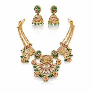 Heritage Necklace 08290 - KRISHNA'S SWETA JEWELLERY