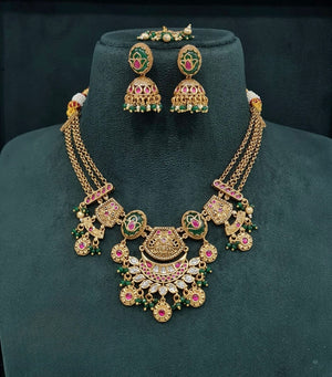 Heritage Necklace 08290 - KRISHNA'S SWETA JEWELLERY