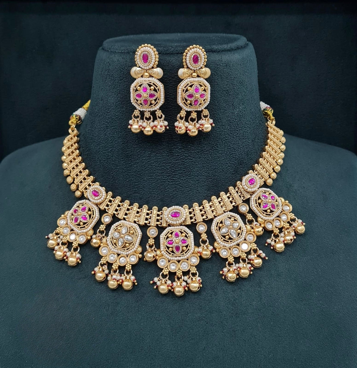 Heritage Necklace 08683 - KRISHNA'S SWETA JEWELLERY