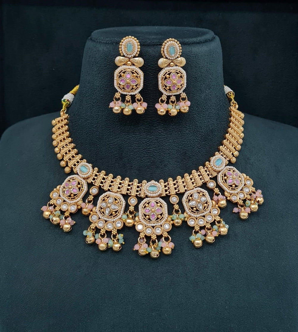 Heritage Necklace 08683 - KRISHNA'S SWETA JEWELLERY