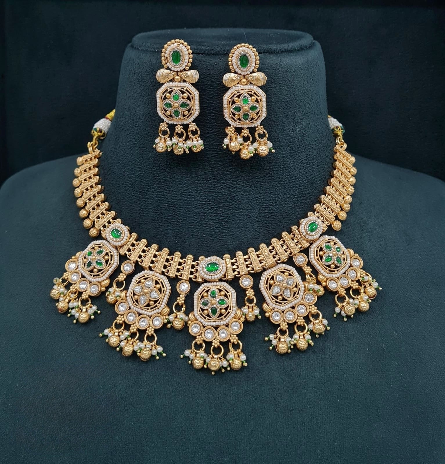 Heritage Necklace 08683 - KRISHNA'S SWETA JEWELLERY
