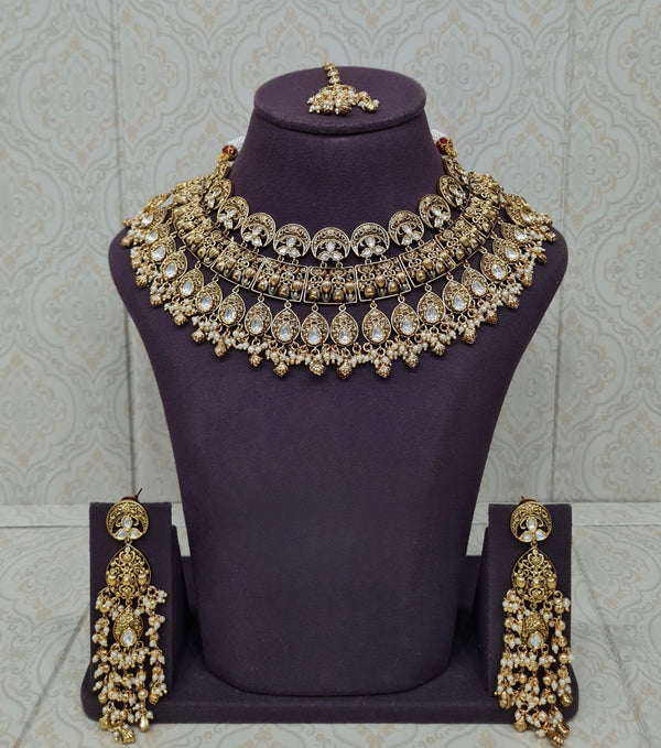 Heritage Necklace 11681 - KRISHNA'S SWETA JEWELLERY