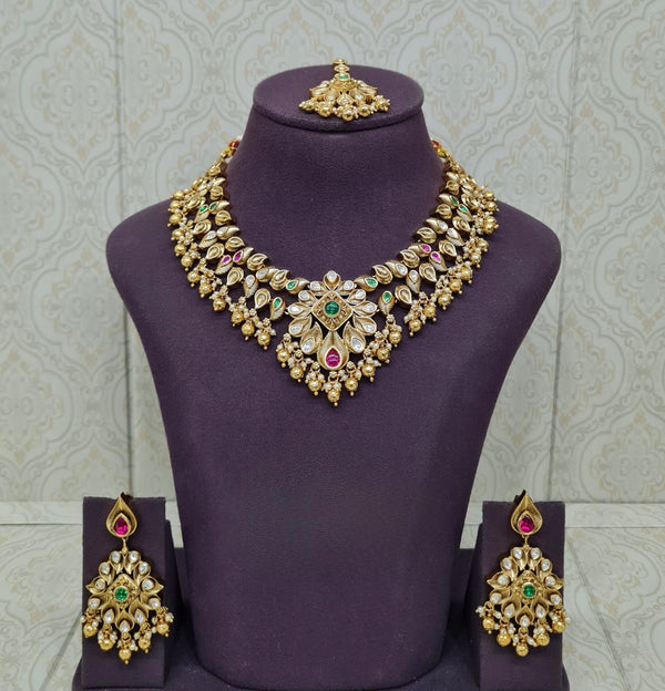 Heritage Necklace 11683 - KRISHNA'S SWETA JEWELLERY
