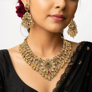 Heritage Necklace 11683 - KRISHNA'S SWETA JEWELLERY