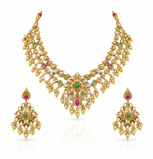 Heritage Necklace 11683 - KRISHNA'S SWETA JEWELLERY