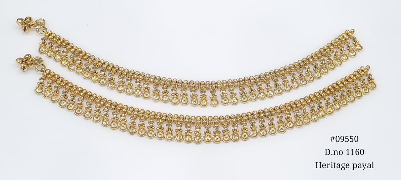 Heritage Payal 09550 - KRISHNA'S SWETA JEWELLERY