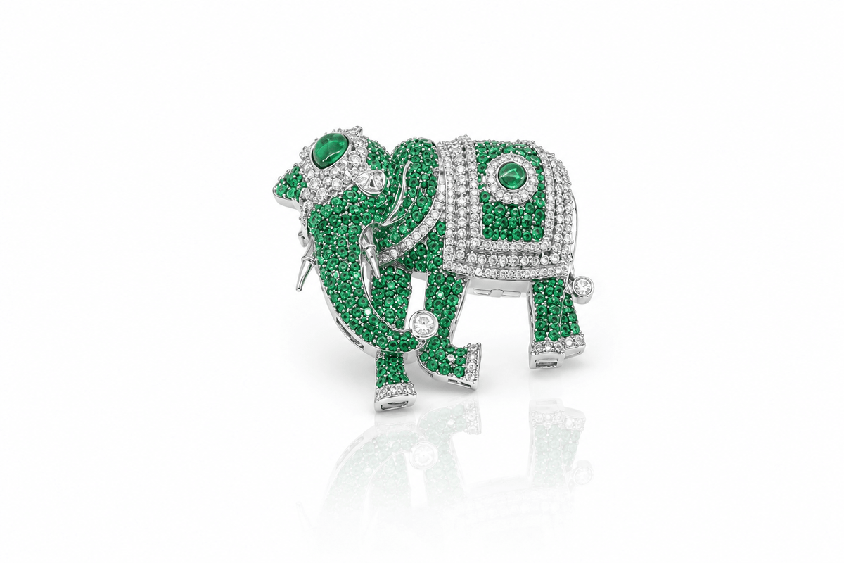 Kandula Brooch 09602 - KRISHNA'S SWETA JEWELLERY