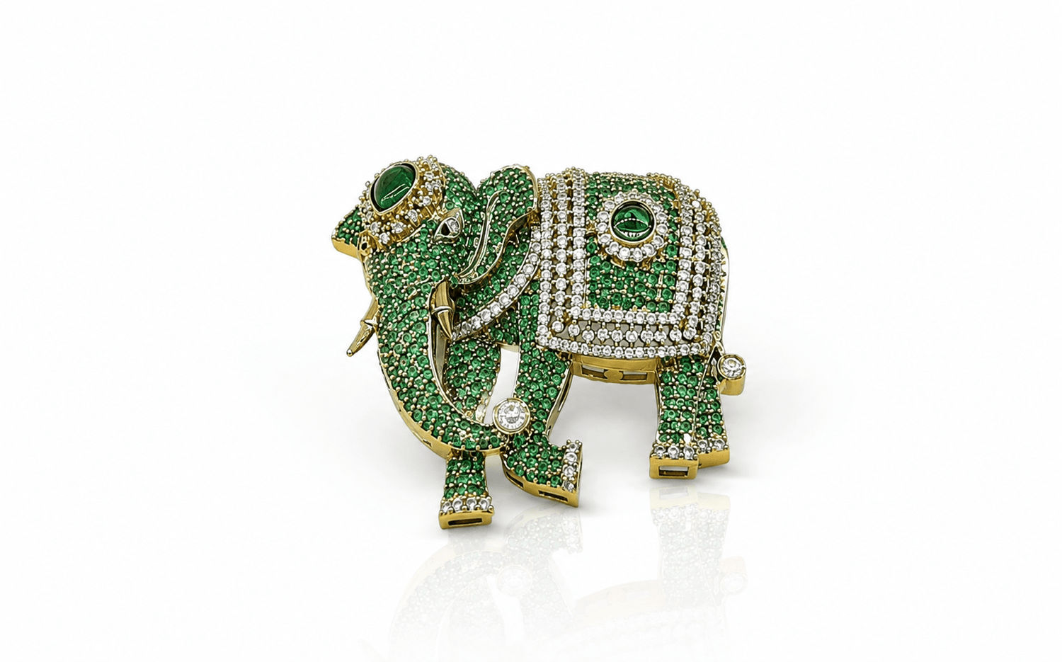 Kandula Brooch 09602 - KRISHNA'S SWETA JEWELLERY