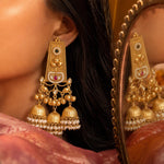 Kashmiri Earrings 05949 - Krishna's Sweta Jewellery