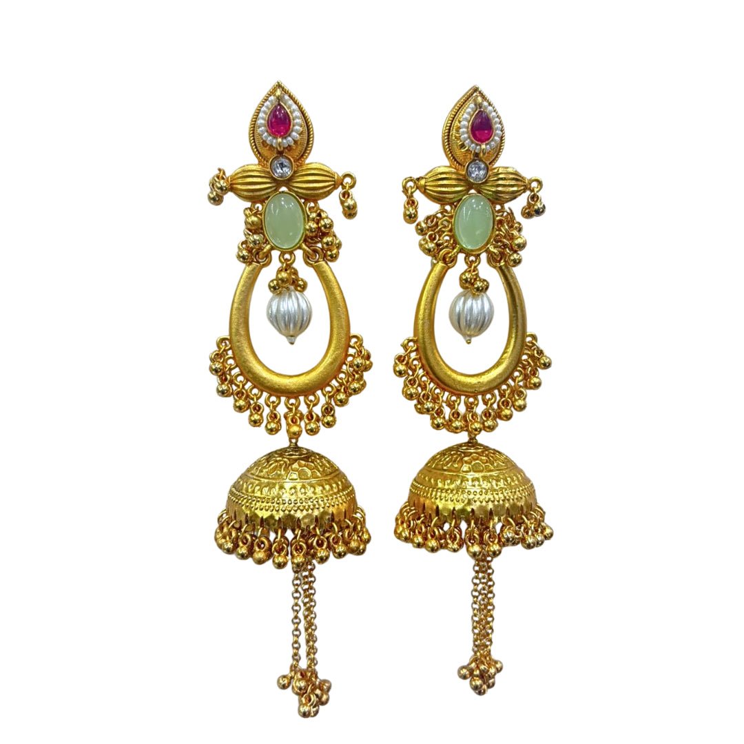 Kashmiri Earrings 06278 - KRISHNA'S SWETA JEWELLERY