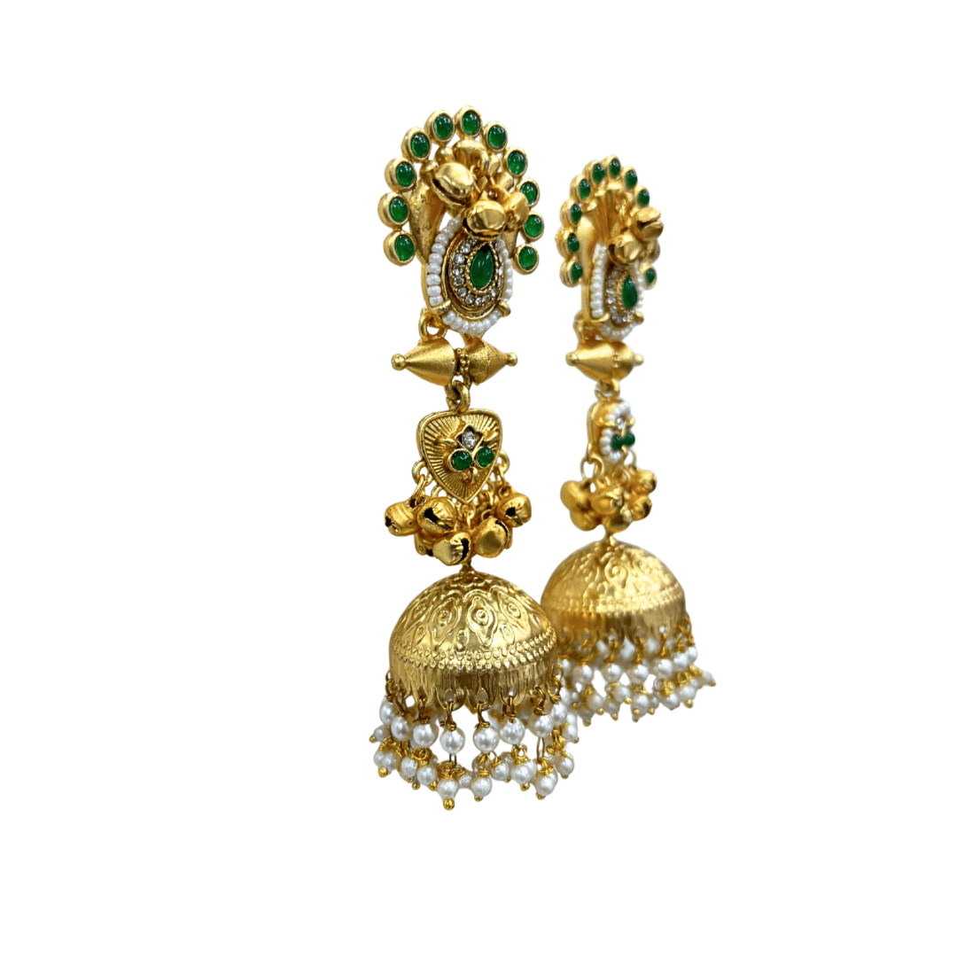 Kashmiri Earrings 06468 - KRISHNA'S SWETA JEWELLERY