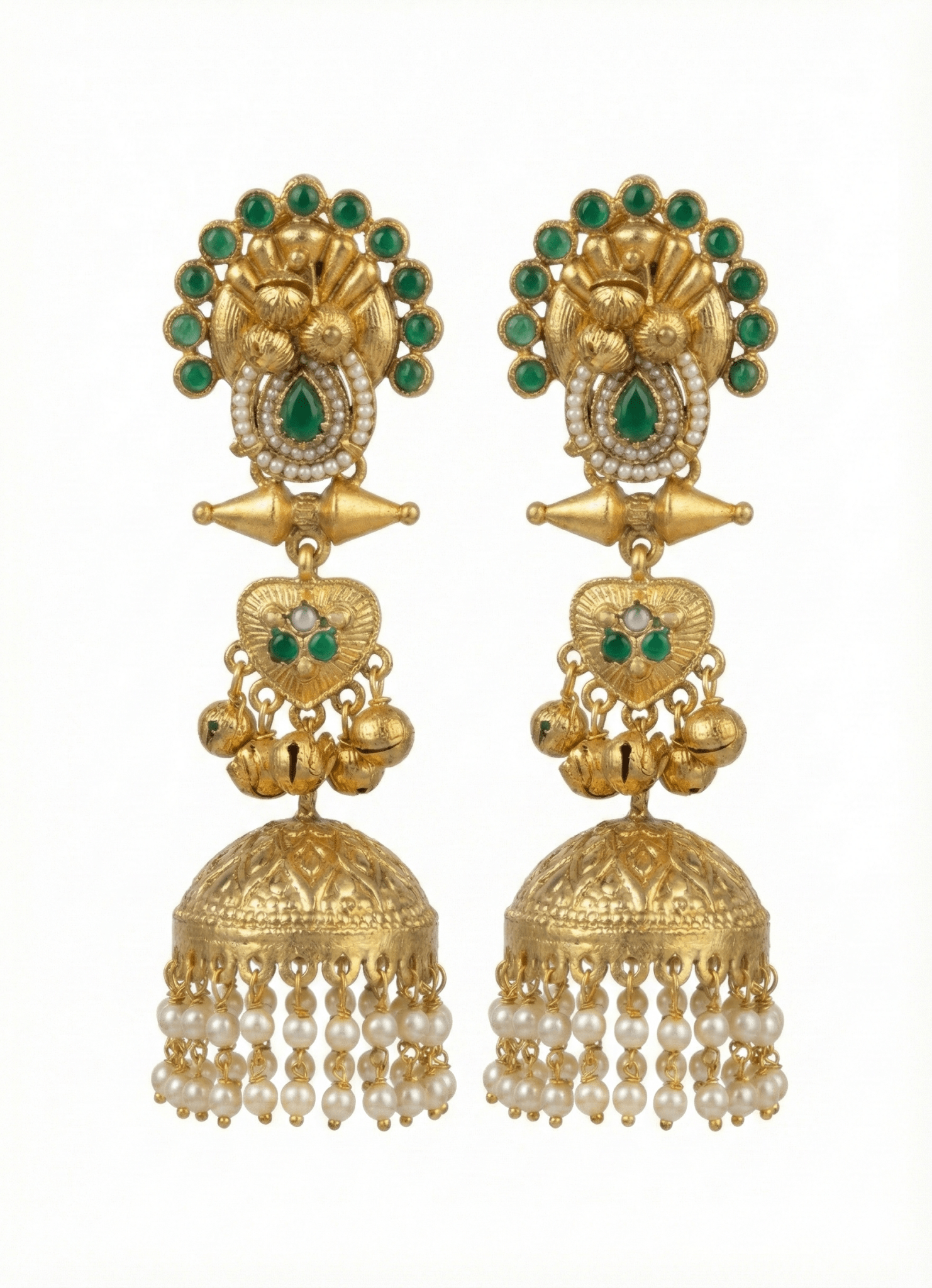 Kashmiri Earrings 06468 - KRISHNA'S SWETA JEWELLERY
