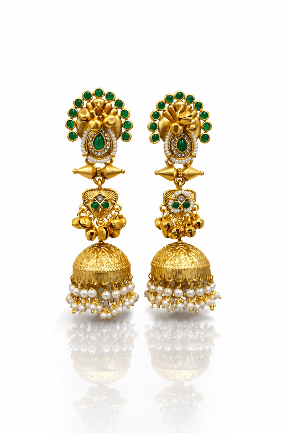 Kashmiri Earrings 06468 - KRISHNA'S SWETA JEWELLERY