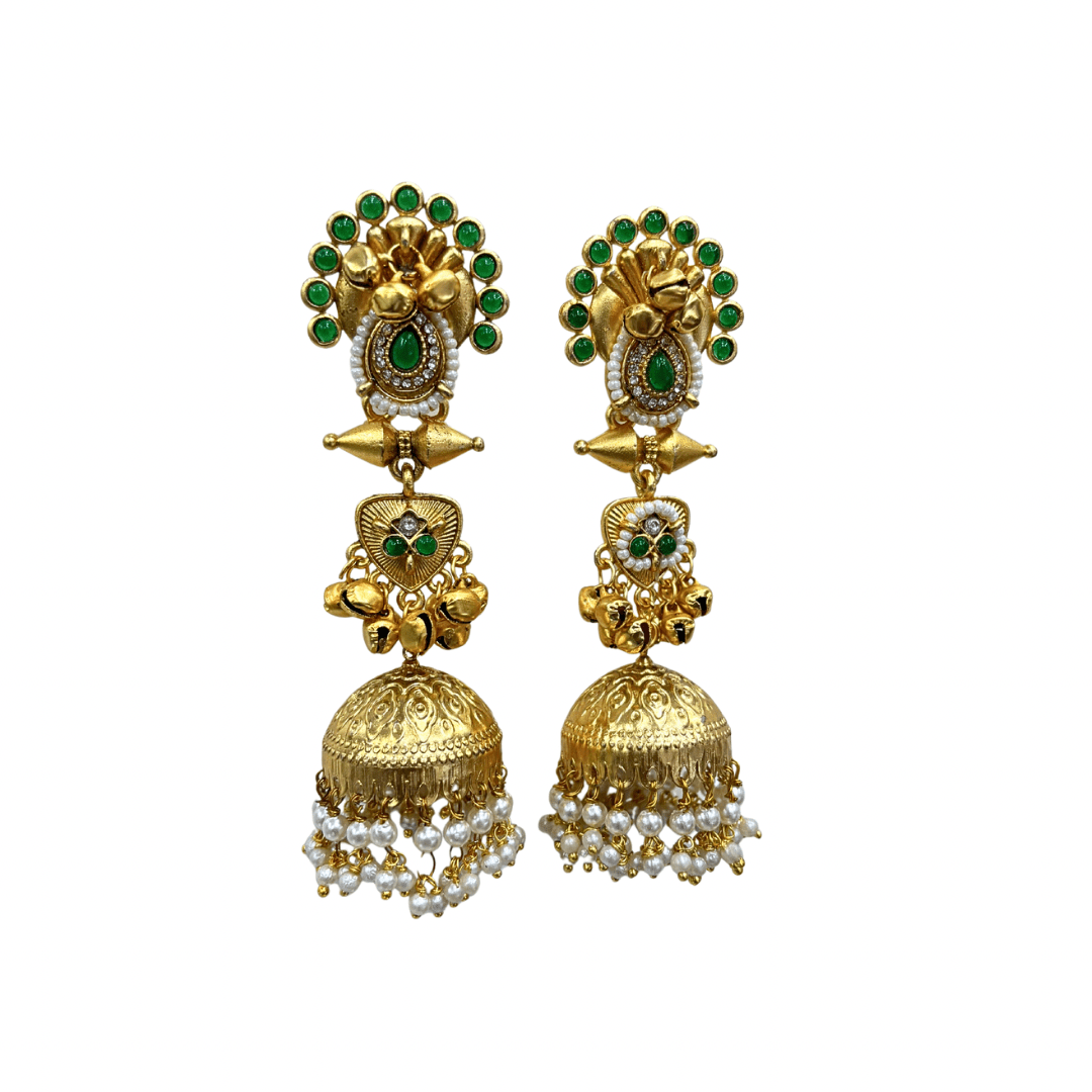 Kashmiri Earrings 06468 - KRISHNA'S SWETA JEWELLERY