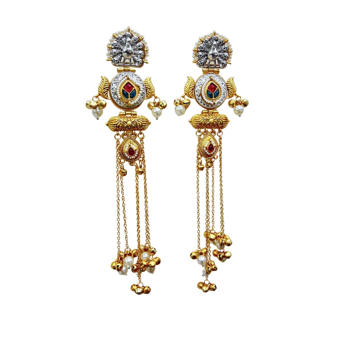 Kashmiri Earrings 06469 - KRISHNA'S SWETA JEWELLERY