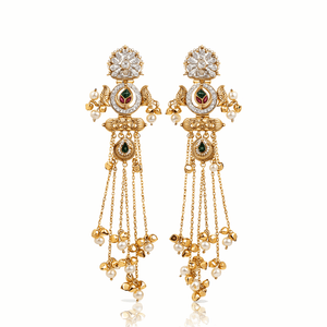 Kashmiri Earrings 06469 - KRISHNA'S SWETA JEWELLERY