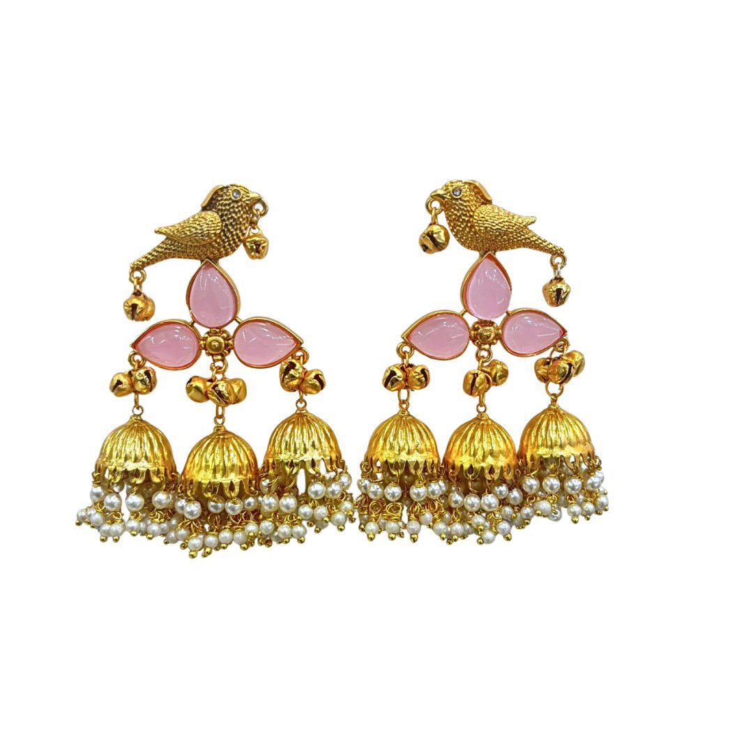 Kashmiri Earrings 06835 - KRISHNA'S SWETA JEWELLERY