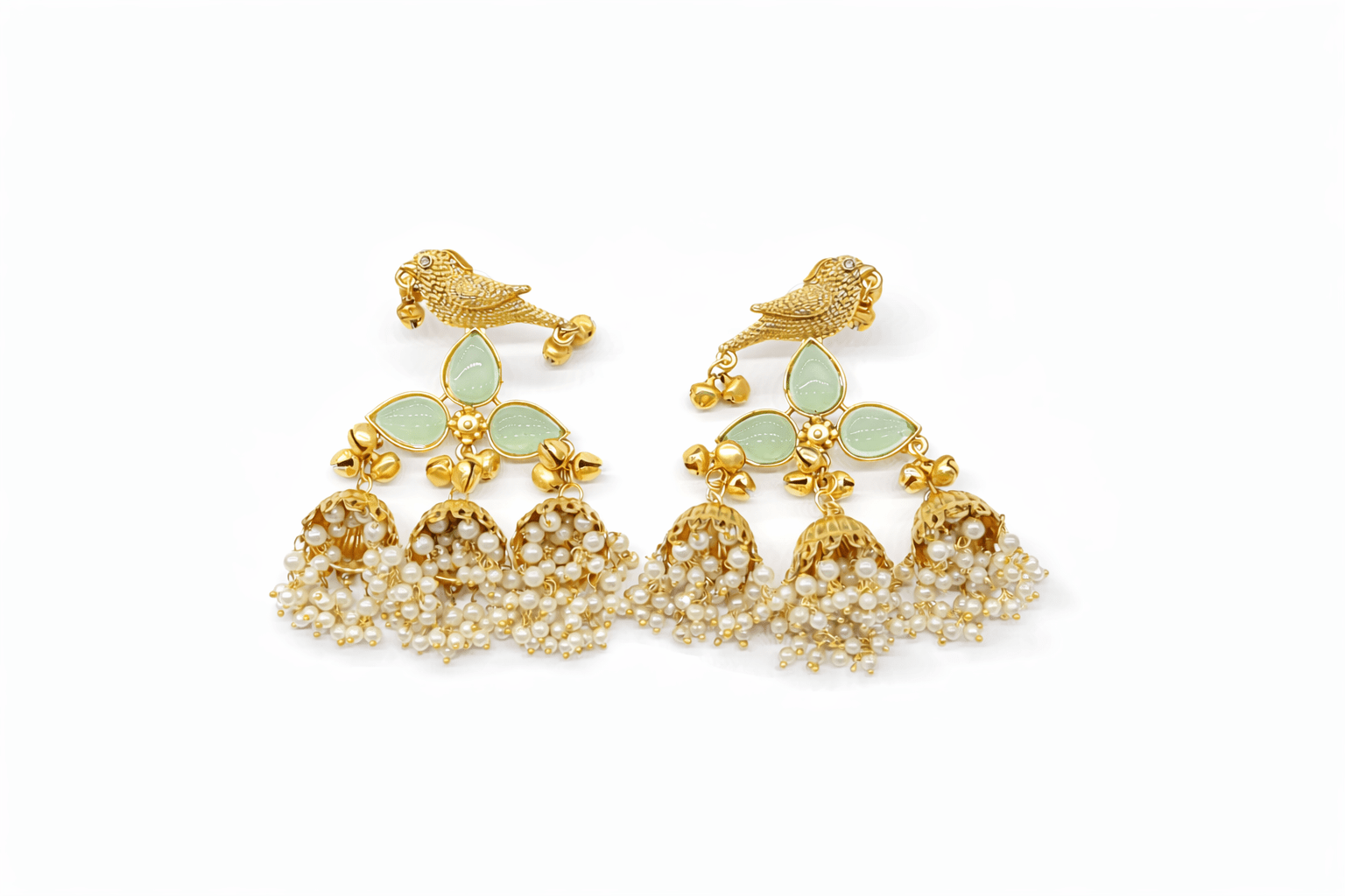 Kashmiri Earrings 06835 - KRISHNA'S SWETA JEWELLERY