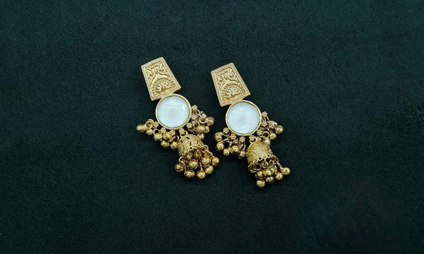 Kashmiri Earrings 08917 - KRISHNA'S SWETA JEWELLERY