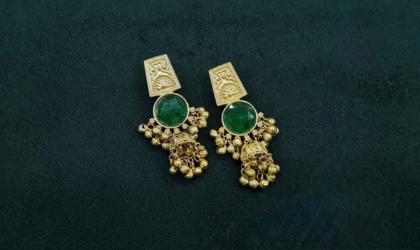 Kashmiri Earrings 08917 - KRISHNA'S SWETA JEWELLERY