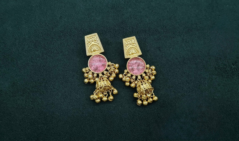 Kashmiri Earrings 08917 - KRISHNA'S SWETA JEWELLERY