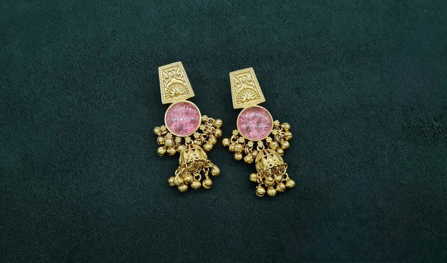 Kashmiri Earrings 08917 - KRISHNA'S SWETA JEWELLERY
