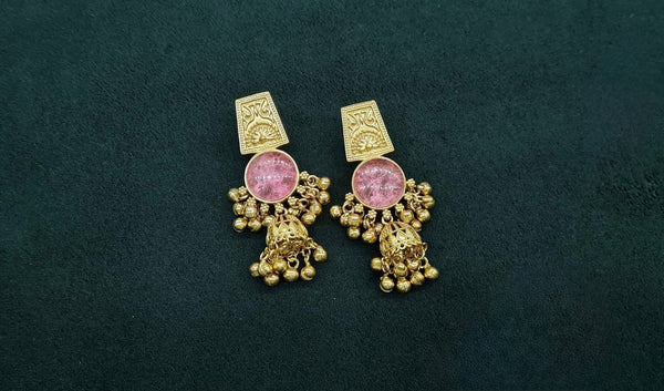 Kashmiri Earrings 08917 - KRISHNA'S SWETA JEWELLERY