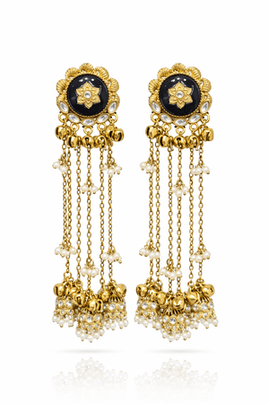 Kashmiri Earrings 09362 - KRISHNA'S SWETA JEWELLERY