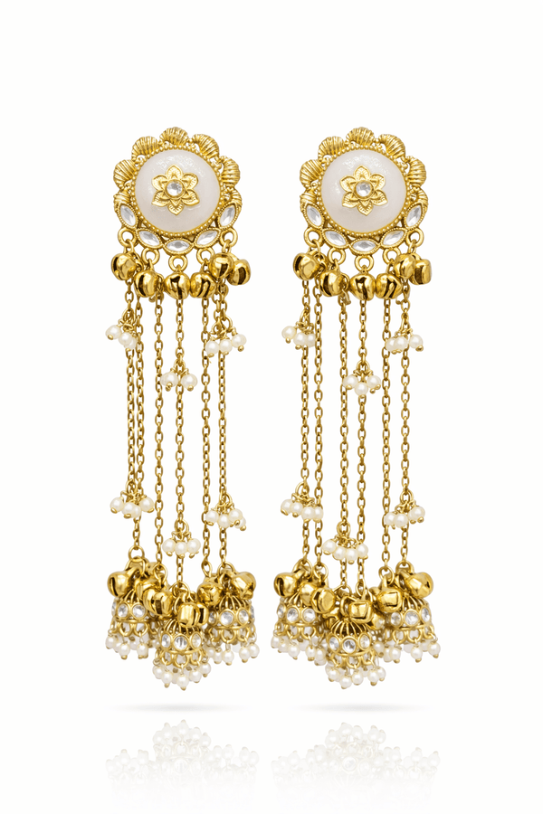 Kashmiri Earrings 09362 - KRISHNA'S SWETA JEWELLERY