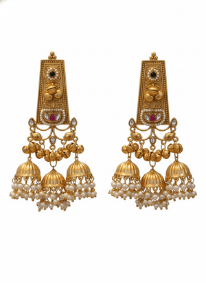 Kashmiri Earrings - KRISHNA'S SWETA JEWELLERY