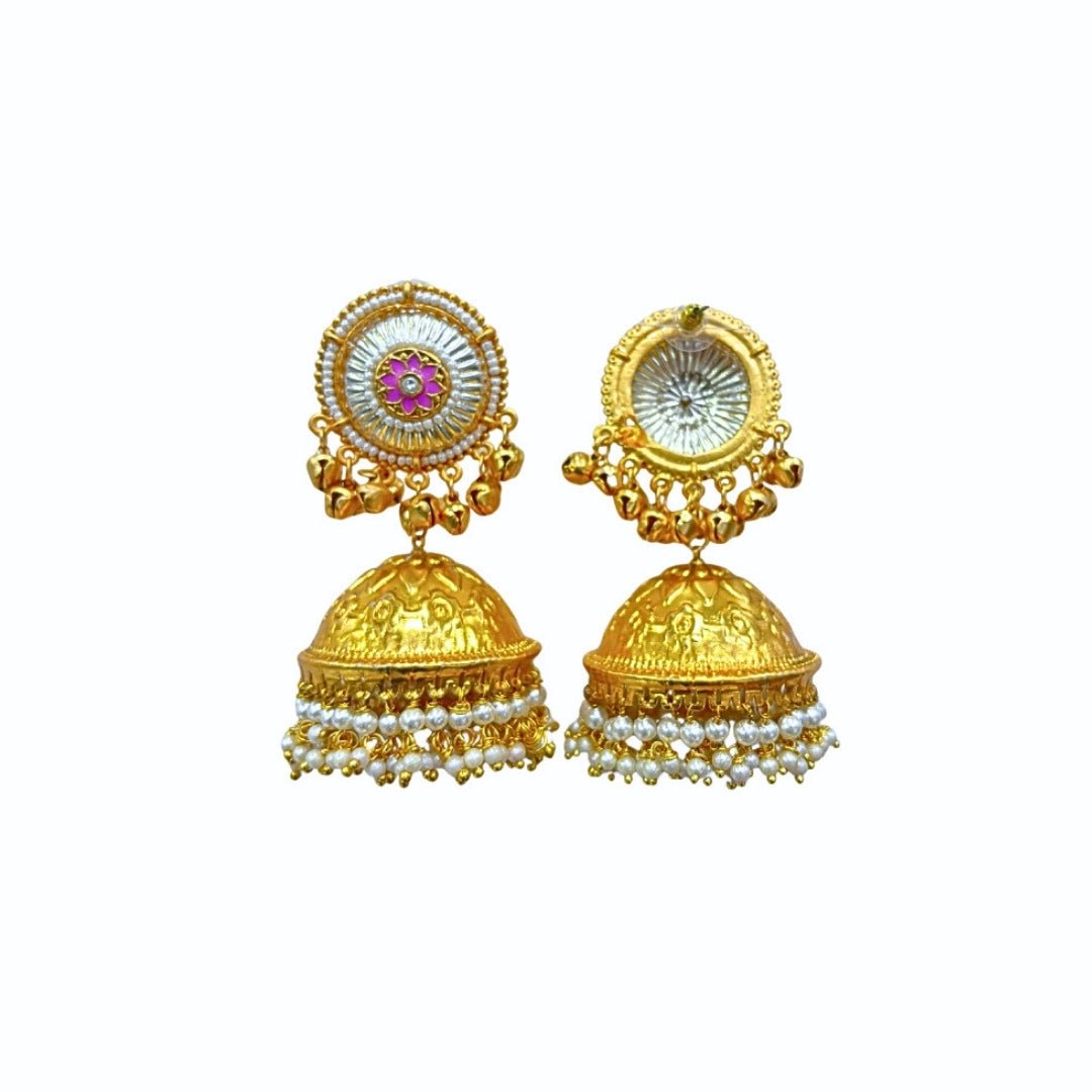 Kashmiri Jhumka - Krishna's Sweta Jewellery