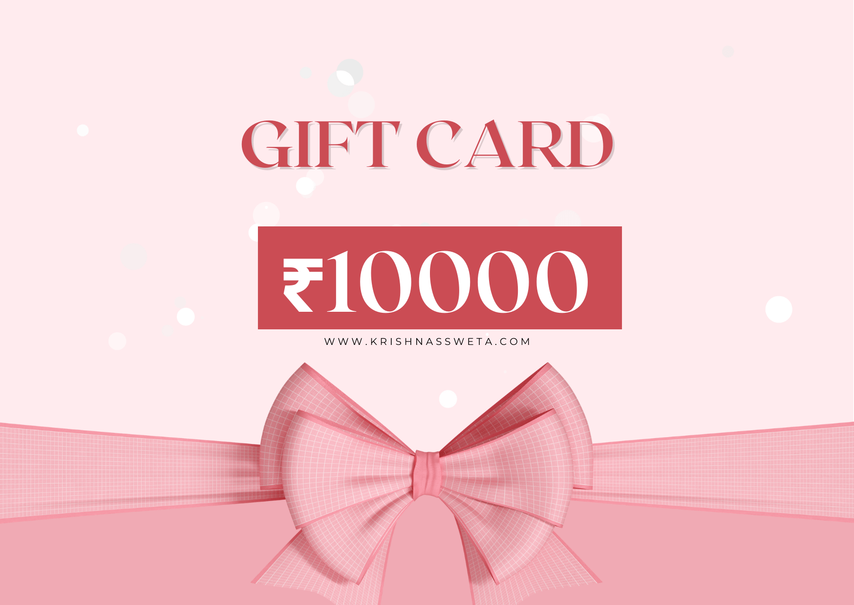 Krishna's Sweta Gift card - KRISHNA'S SWETA JEWELLERY
