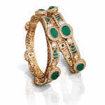 Kundan Bangle 08839 - KRISHNA'S SWETA JEWELLERY