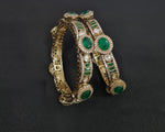 Kundan Bangle 08839 - KRISHNA'S SWETA JEWELLERY