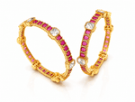 Kundan bangles 01919 - KRISHNA'S SWETA JEWELLERY