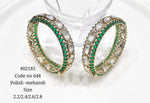 Kundan bangles 02185 - KRISHNA'S SWETA JEWELLERY