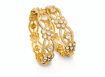 Kundan bangles 02624 - KRISHNA'S SWETA JEWELLERY